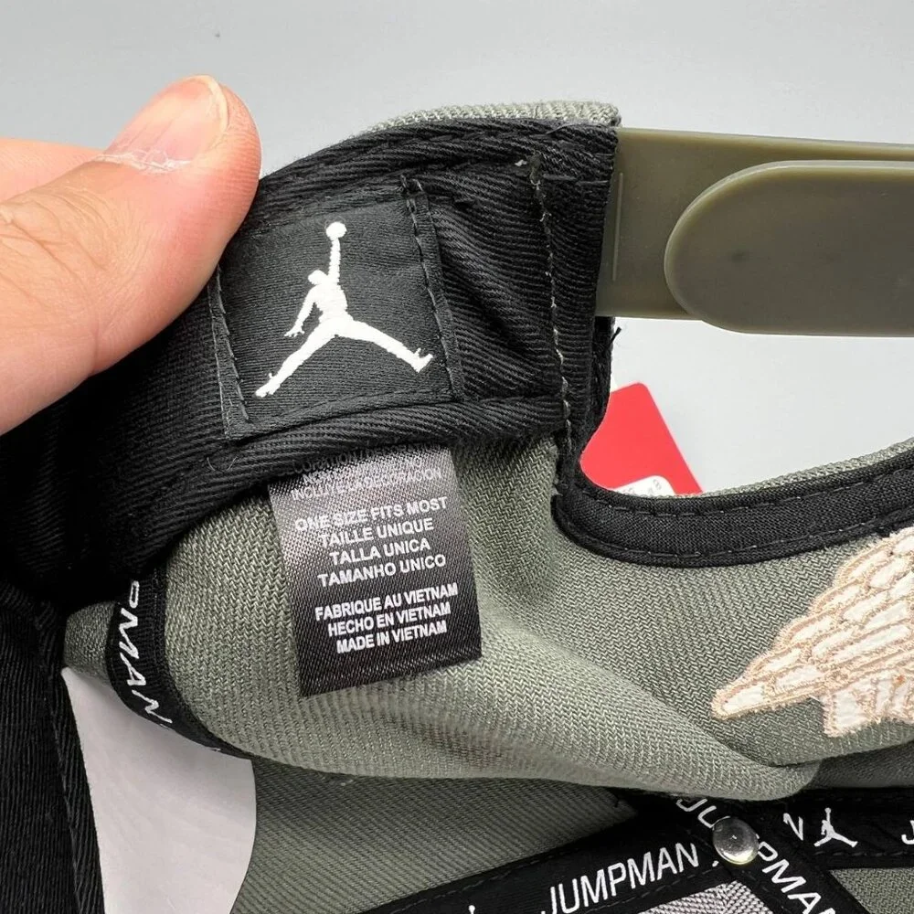 Air Jordan Hat Men‎ Green Black Wing It Jumpman Snap Back Cap New